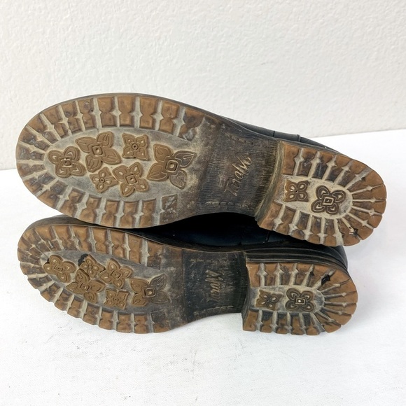 Tara M Taya Black Leather Aztec Western Boots Size 8 - Picture 5 of 7